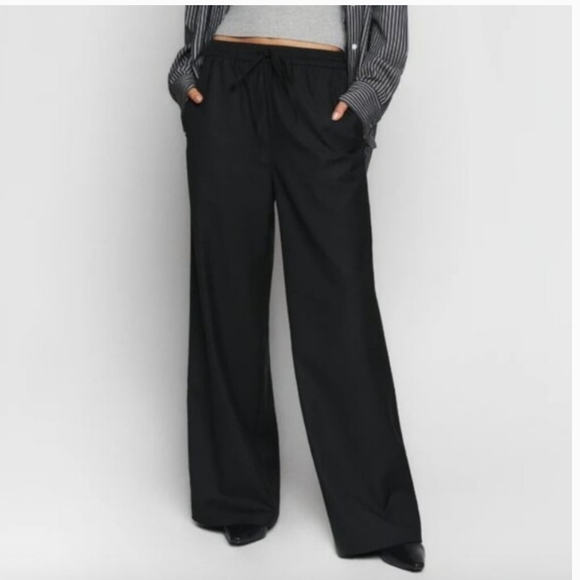 Reformation Kyle Wide-Leg Pullon  Pants - Picture 1 of 10